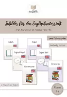 Vorschau - Anderer Materialtyp - Schilder für den Englischunterricht (Klasse 1–4) - Deckblatt