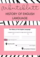 Vorschau - Arbeitsblätter - Arbeitsblatt: The History of the English Language - Deckblatt