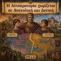 Προεπισκόπηση - Φύλλα εργασίας - Η Αυτοκρατορία χωρίζεται σε Ανατολική και Δυτική - Εξώφυλλο