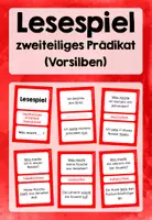 Vorschau - Spiele - Lesespiel - zweiteiliges Prädikat (Vorsilben) - Deckblatt
