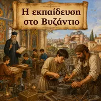 Προεπισκόπηση - Φύλλα εργασίας - Η εκπαίδευση στο Βυζάντιο - Εξώφυλλο