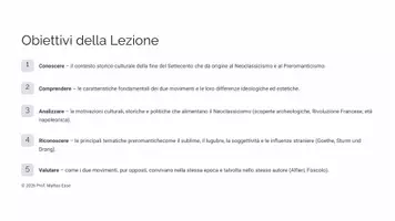anteprima - Presentazioni / Lavagne - Neoclassicismo e Preromanticismo - Pagina 1