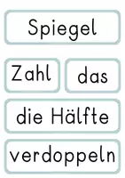 Vorschau - Arbeitsblätter - Verdoppeln mit Tafelmaterial und ABs - Seite 1