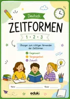 Vorschau - Arbeitsblätter - Zeitformen - Sätze umwandeln ⏰ - Deckblatt