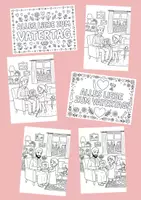 Vorschau - Arbeitsblätter - VATERTAG - Ausmalbilder, Geschenkkarten - Deckblatt