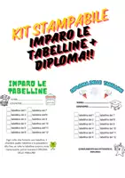 anteprima - Materiale di supporto/inclusione - kit diploma e imparo - Pagina di copertina