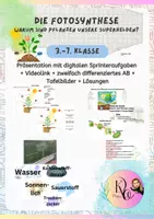 Vorschau - Arbeitsblätter - Fotosynthese: Warum sind Pflanzen unsere Superhelden? (inkl. Präsi, Tafelmaterial, Lösung) - Deckblatt