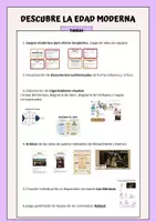 Vista previa - Unidades / Secuencias / Situaciones de Aprendizaje - Proyecto Interdisciplinar: Descubre la Edad Moderna | Juegos, Arte. Primaria - página 2