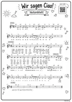 Vorschau - Arbeitsblätter - "Wir sagen Ciao!" - Abschiedslied 4.Klasse (Manah Manah) - Seite 2
