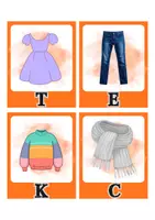 Vorschau - Arbeitsblätter - Lesespaziergang Clothes Shopping - Deckblatt