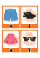 Vorschau - Arbeitsblätter - Lesespaziergang Clothes Shopping - Seite 1