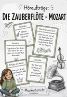Vorschau - Spiele - 20 Höraufträge Die Zauberflöte - Mozart - Deckblatt