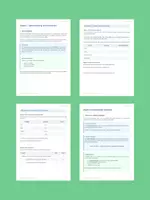 Vorschau - Arbeitsblätter - Statistik & Durchschnittswerte – Arbeitsheft - Deckblatt