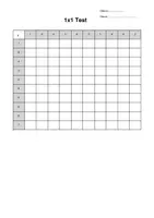 Vorschau - Arbeitsblätter - Mathe- 1x1- Addition Tabelle- Test/ Übung - Deckblatt