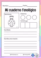 Vista previa - Hojas de trabajo - FONOLECTO CUADERNILLO +100 PÁGINAS - página 3