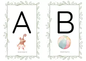 Vorschau - Unterrichtsreihen - ABC: Alphabet für deinen Gruppen-, bzw. Klassenraum! Buchstaben - Seite 1