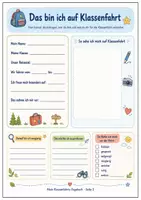 Vorschau - Interaktives Material - Klassenfahrt Tagebuch – Klasse 3–6 - Seite 2