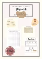 Vorschau - Stundenentwürfe - Kilogramm und Gramm I Umrechnen und Komma I Gewicht - Deckblatt
