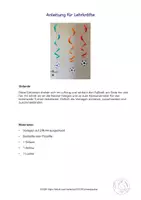 Vorschau - Mal- und Bastelvorlagen - Kunst Fußball, bunte Spiral-Girlande, Grundschule - Seite 3