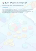 Vorschau - Unterrichtsreihen - 🎲 Zufall & Wahrscheinlichkeit – Vollständige Unterrichtsreihe Stochastik Sek I & II | Baumdiagramme, Experimente & Wahrscheinlichkeiten - Deckblatt