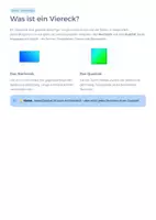 Vorschau - Unterrichtsreihen - 📐 Flächeninhalt & Umfang – Vierecke verstehen | 60 Arbeitsblätter Geometrie Sekundarstufe I - Seite 1