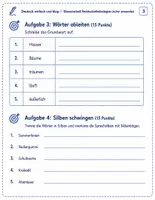 Vorschau - Stundenentwürfe - Deutsch Klasse 5/6: Klassenarbeit - Rechtschreibstrategien sicher anwenden - Seite 3