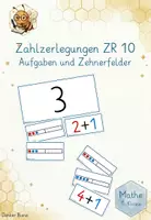 Vorschau - Spiele - Zahlzerlegungen ZR 10 - Aufgaben und Zehnerfelder zuordnen - Deckblatt