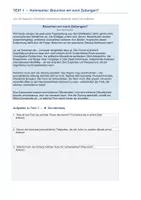 Vorschau - Arbeitsblätter - Leseverständnis Sachtexte Klasse 9/10 | Kommentar | Reportage | Rede | 3 Niveaustufen differenziert | Analyse Rhetorik Transfer | vollständige Lösungen | sofort einsetzbar - Seite 1