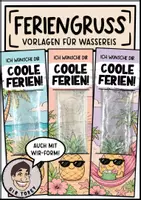 Vorschau - Mal- und Bastelvorlagen - Feriengruß Sommerferien - Deckblatt