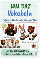 Vorschau - Bildkarten - WM DaZ Fußball Bild-und Wortkarten Wortschatzerweiterung - Deckblatt