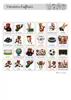 Vorschau - Bildkarten - WM DaZ Fußball Bild-und Wortkarten Wortschatzerweiterung - Seite 1