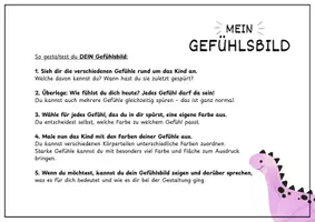 Vorschau - Arbeitsblätter - Gefühle ausdrücken I Mein Gefühlsbild - Seite 1