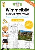Vorschau - Arbeitsblätter - Fußball WM 2026: Wimmelbild - Deckblatt
