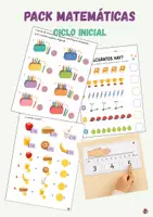 Vista previa - Hojas de trabajo - PACK MATEMÁTICAS PARA CICLO INICIAL - Portada