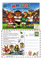Vorschau - Mal- und Bastelvorlagen - KOSTENLOS: Ferien Schreibanlass: Postkarten schreiben (Klasse 1–4) - Seite 3