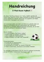 Vorschau - Mal- und Bastelvorlagen - Pixelkunst Fußball WM / Pixelbilder, Pixel - Seite 1