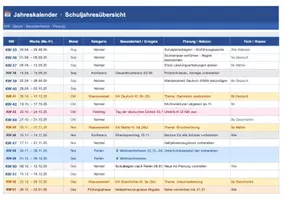 Vorschau - Unterrichtsreihen - Digitaler Lehrerkalender (Schulplaner inkl. Notenbuch) - Seite 1