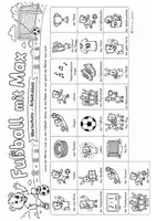 Vorschau - Mal- und Bastelvorlagen - Fußball – Wortschatz üben & Arbeitsblätter Grundschule DaZ - Seite 3