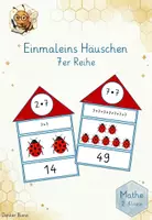 Vorschau - Arbeitsblätter - Einmaleins Häuser - die 7er Reihe. Von der wiederholten Addition zur Multiplikation - Deckblatt