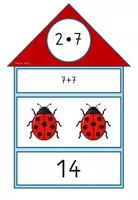 Vorschau - Arbeitsblätter - Einmaleins Häuser - die 7er Reihe. Von der wiederholten Addition zur Multiplikation - Seite 3