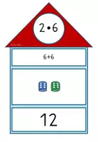 Vorschau - Arbeitsblätter - Einmaleins Häuser - die 6er Reihe. Von der wiederholten Addition zur Multiplikation. - Seite 3