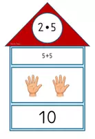 Vorschau - Arbeitsblätter - Einmaleins Häuser - die 5er Reihe. Von der wiederholten Addition zur Multiplikation - Seite 3
