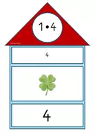 Vorschau - Arbeitsblätter - Einmaleins Häuser- die 4er Reihe. Von der wiederholten Addition zur Multiplikation - Seite 2