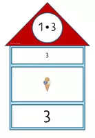 Vorschau - Arbeitsblätter - Einmaleins Häuser - die 3er Reihe. Von der wiederholten Addition zur Multiplikation - Seite 2