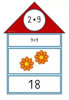 Vorschau - Arbeitsblätter - Einmaleins Häuser - die 9er Reihe. Von der wiederholten Addition zur Multiplikation. - Seite 3