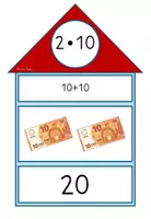 Vorschau - Arbeitsblätter - Einmaleins Häuser - die 10er Reihe. Von der wiederholten Addition zur Multiplikation. - Seite 3