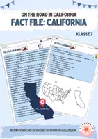Vorschau - Arbeitsblätter - AB - Fact file California (Informationen/ Fakten herausarbeiten) - Deckblatt