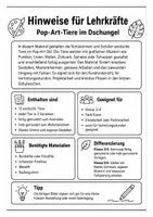 Vorschau - Arbeitsblätter - Pop Art Kunst, Klasse 3-6 - Seite 1