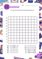Vorschau - Arbeitsblätter - Offline Coding - Materialpaket - Seite 1