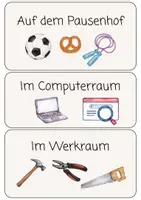 Vorschau - Poster - Infotafeln für Klassenzimmertüre - "Wir sind gerade..." - Deckblatt
